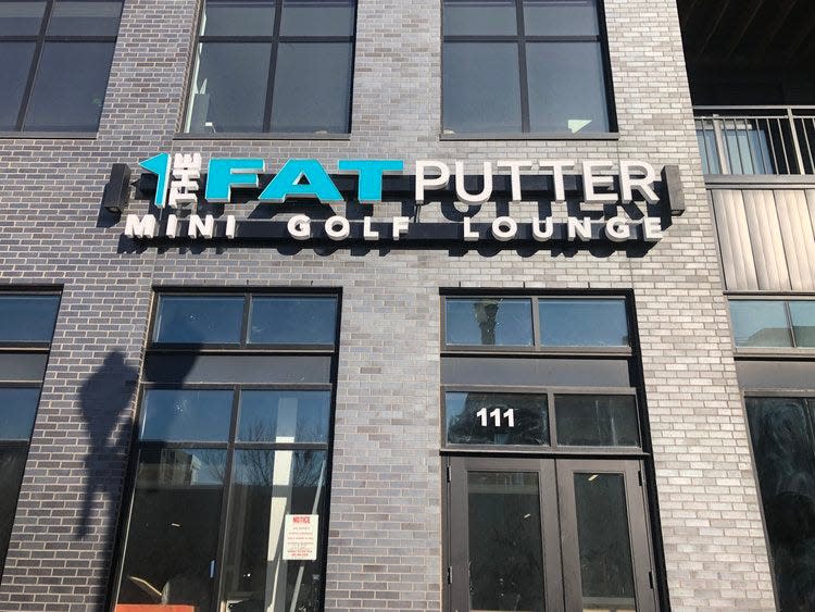 The Fat Putter in Omaha, Nebraska, owner Michael Worley's first "adult focused" mini-golf lounge, opened in June 2023.