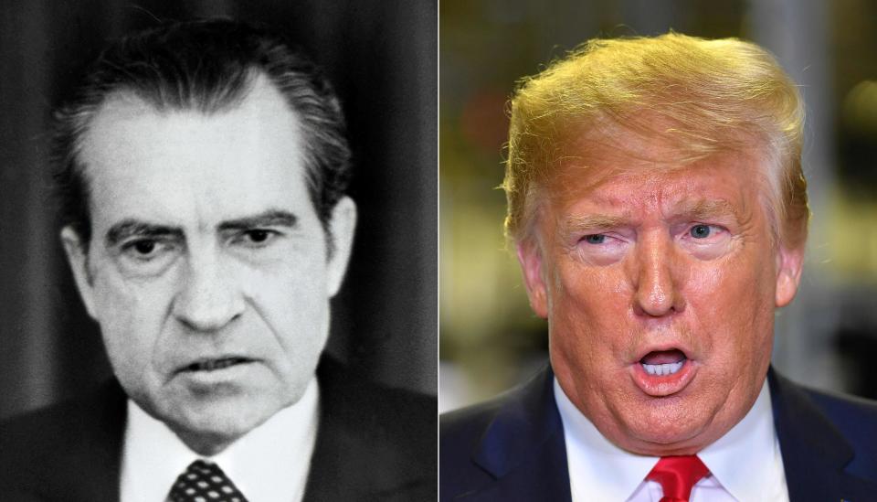 President Richard Nixon and President Donald Trump