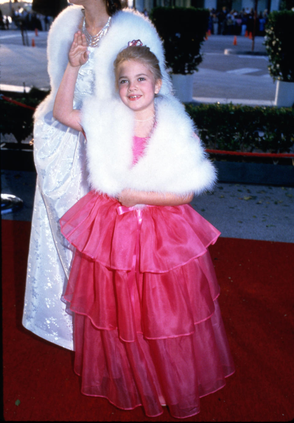 Drew Barrymore at the 55th Academy Awards on April 11, 1983. (Photo by Ralph Dominguez/MediaPunch via Getty Images)