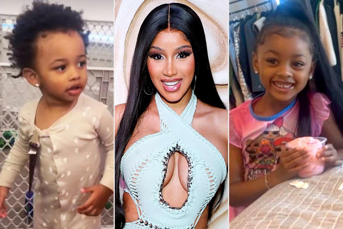 Cardi B Shares Sweet Pics Of Pretty Daughter Kulture And Cute Son Wave