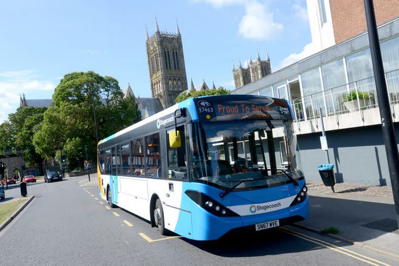 Stagecoach bus in Lincoln