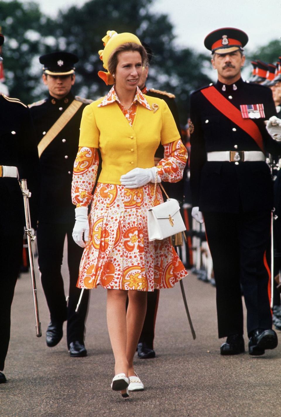 <p>Attending a Passing Out Parade at Sandhurst Military Academy.</p>