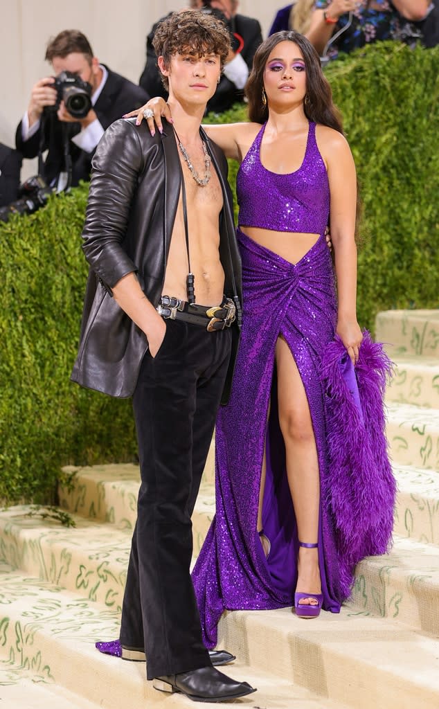 Shawn Mendes, Camilla Cabello, 2021 Met Gala, Red Carpet Fashion, Arrivals, Met Gala Couples