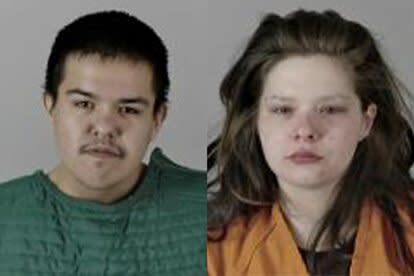 Mugshots of Bradley Allen Weyaus and Alexis M. Elling