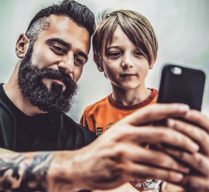 Matty has a big heart and likes to give back to the community. He also raised money by shaving his beard for BeyondBlue. Source: Instagram/matty_ef