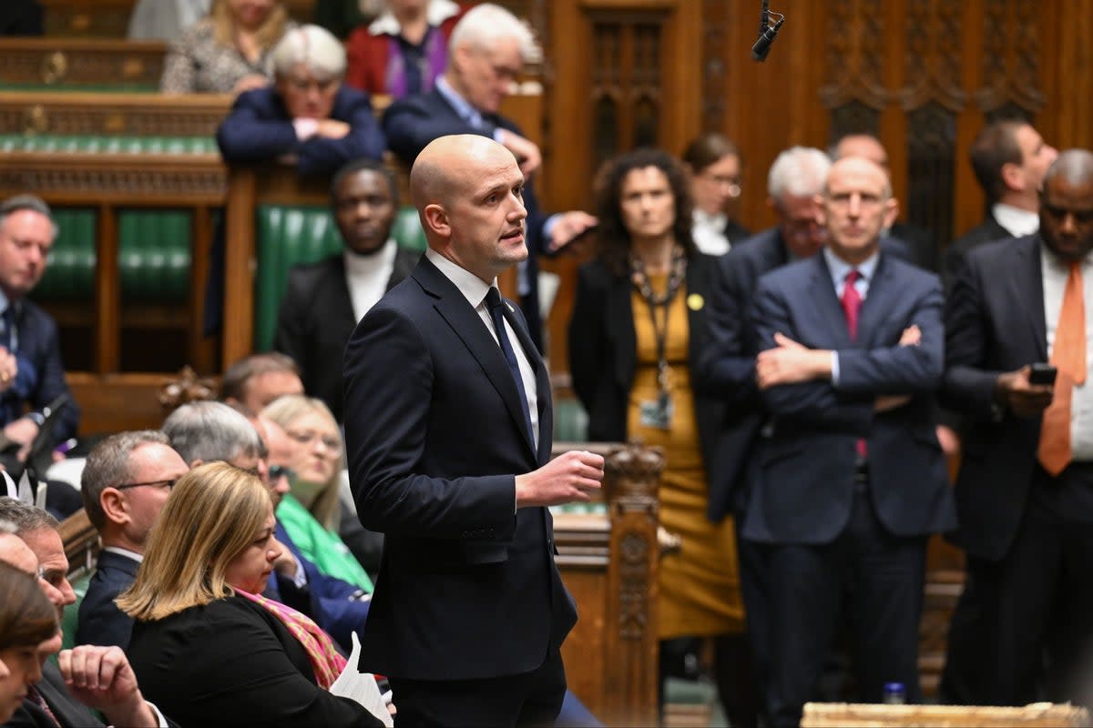 SNP Westminster leader Stephen Flynn addressing the House of Commons in November (PA)