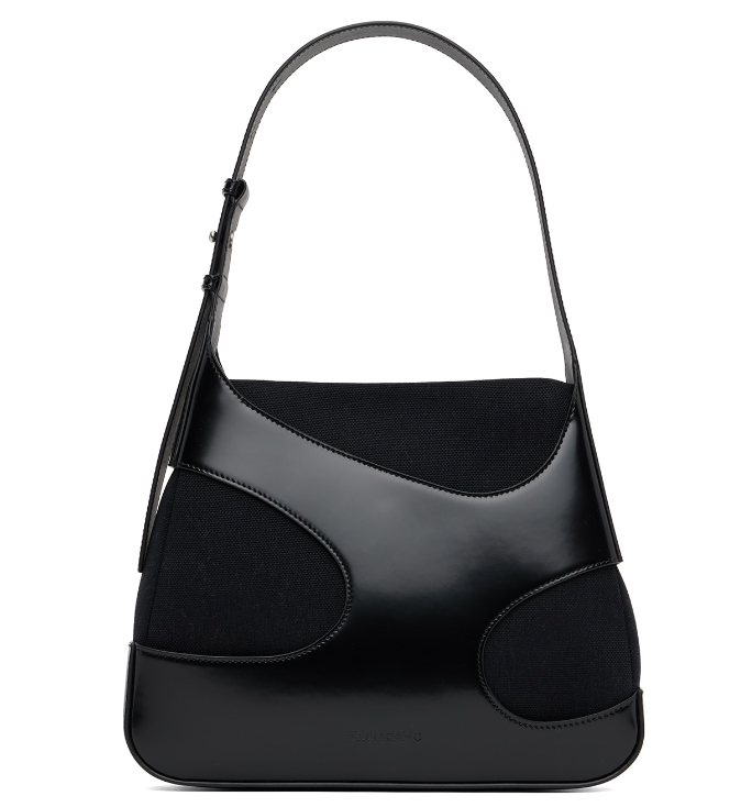 4) Black Medium Cutout Bag