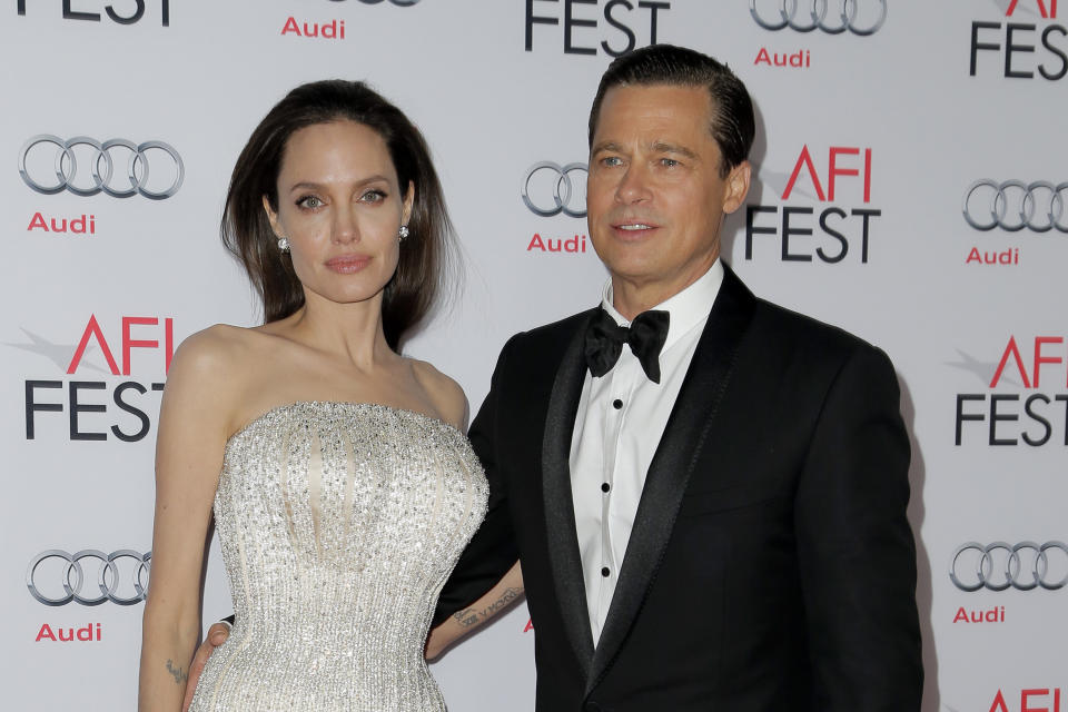 Angelina Jolie and Brad Pitt (Photo by Chelsea Lauren/Variety/Penske Media via Getty Images)