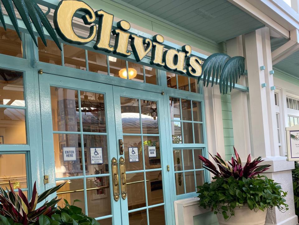 entrance to olivia's cafe at disney world resort