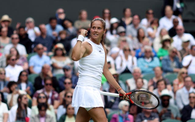 Daria Kasatkina celebrates beating Jodie Burrage