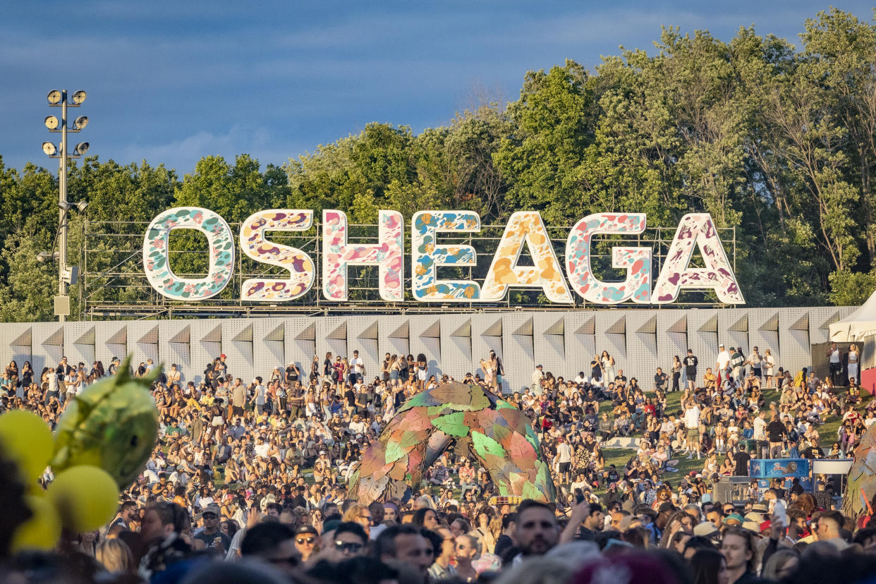 MONTREAL, QUEBEC - JULY 30: General atmosphere at the Osheaga Music and Arts Festival at Parc Jean-Drapeau on July 30, 2022 in Montreal, Quebec. (Photo by Mark Horton/Getty Images)