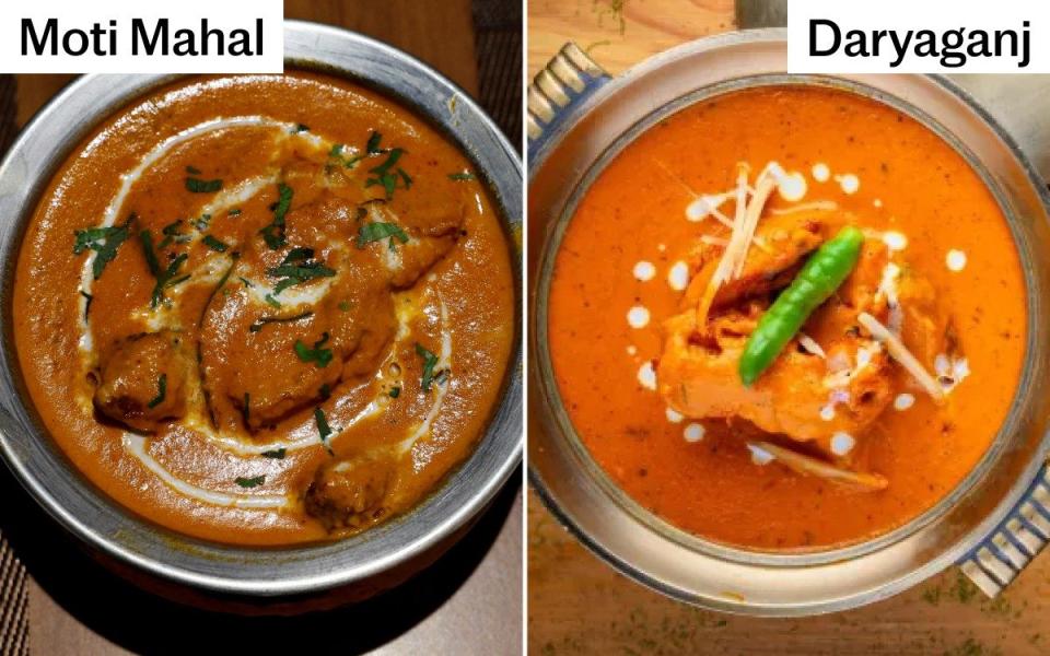 Both restaurants argue their Butter Chicken dishes are original