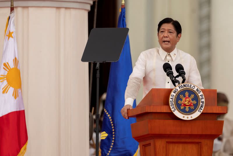 Philippines swears in Ferdinand Marcos Jr as new president