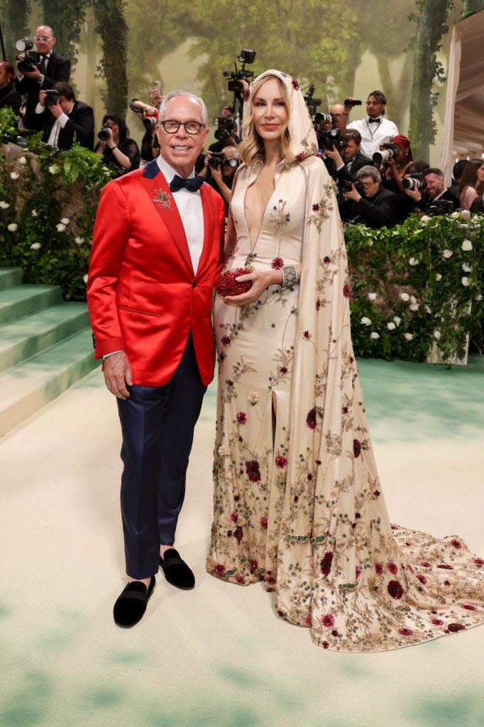 Tommy Hilfiger and Dee Ocleppo Hilfiger attend the 2024 Met Gala.