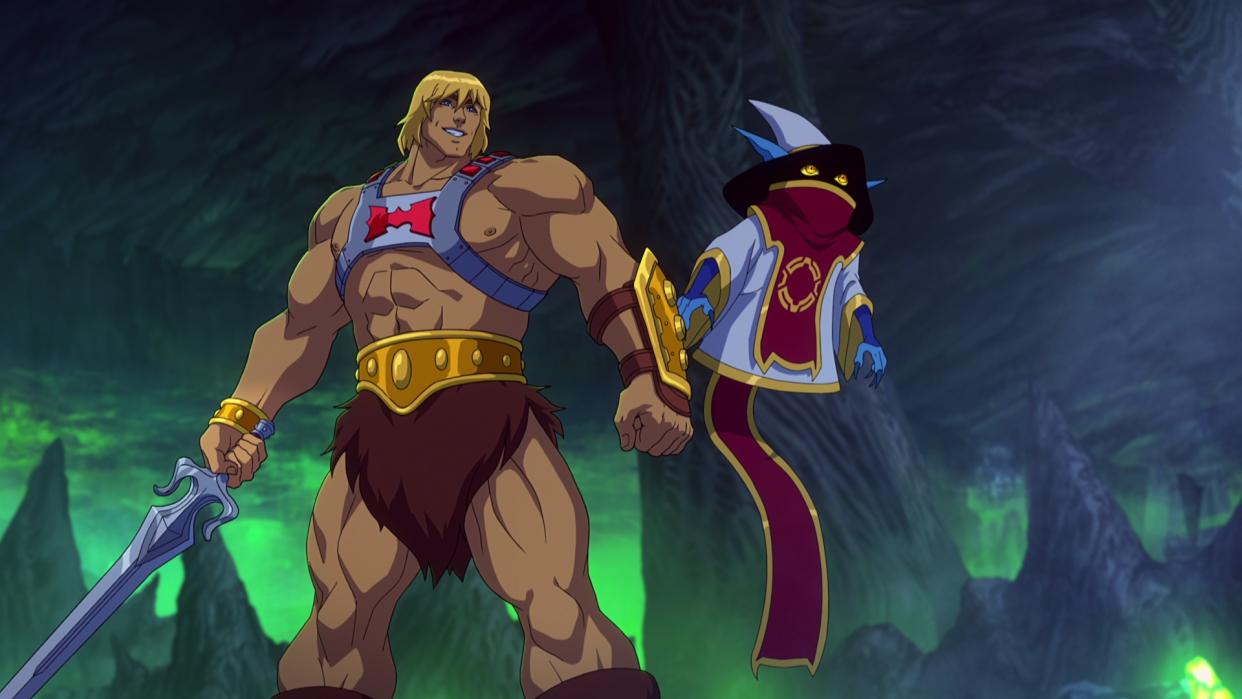  He-Man and Skeletor in Masters of the Universe: Revolution. 