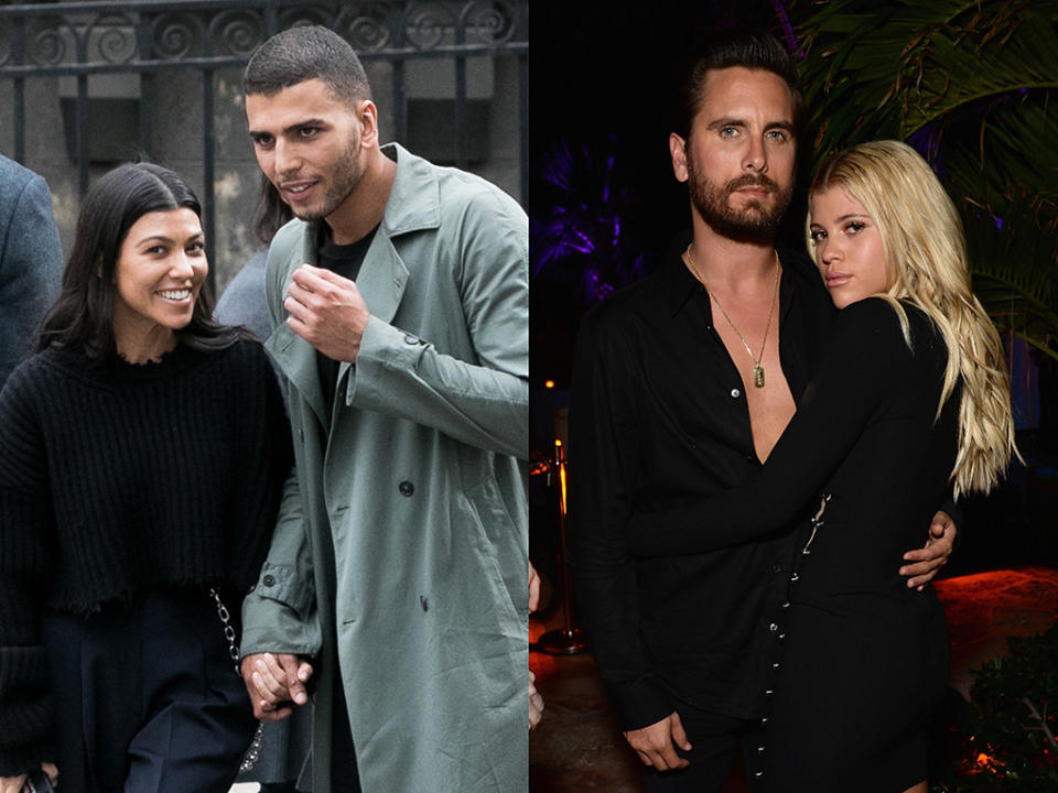 Kourtney and Younes / Scott and Sofia (Photo: Getty Images)