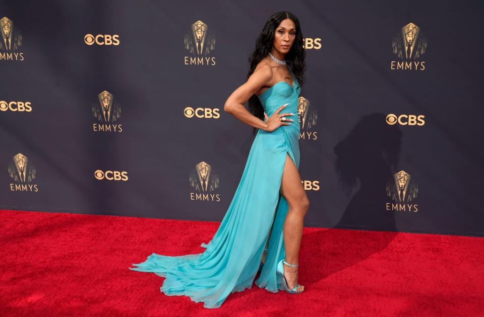 Mj Rodriguez was among the stars at the Emmys (AP Photo/Chris Pizzello) (AP)