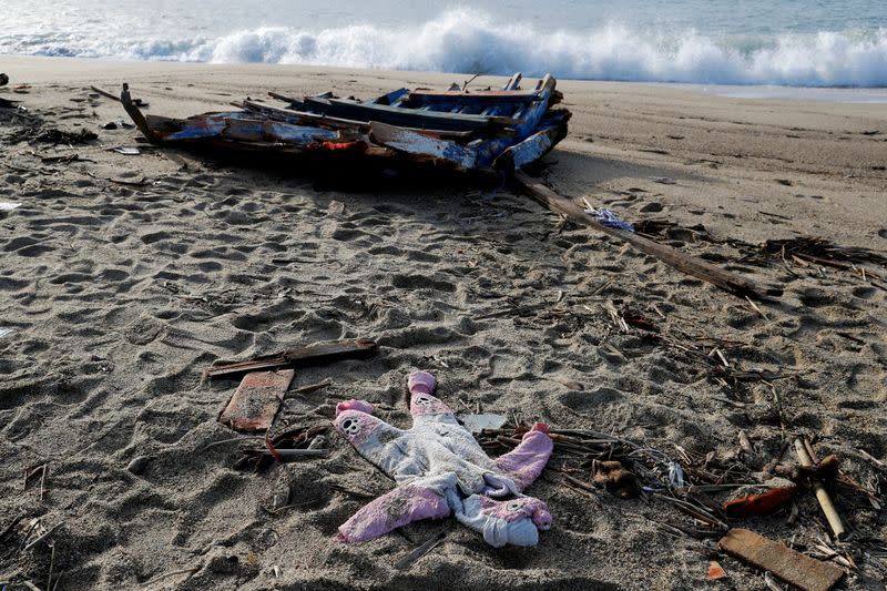 FILE PHOTO: Aftermath of deadly migrant shipwreck in Steccato di Cutro near Crotone