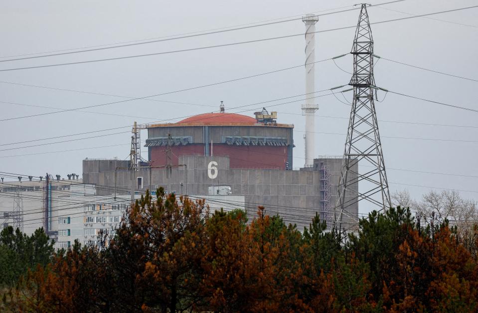 Zaporizhzhia Nuclear Power Plant, which has been under Russian control since last March (Reuters)