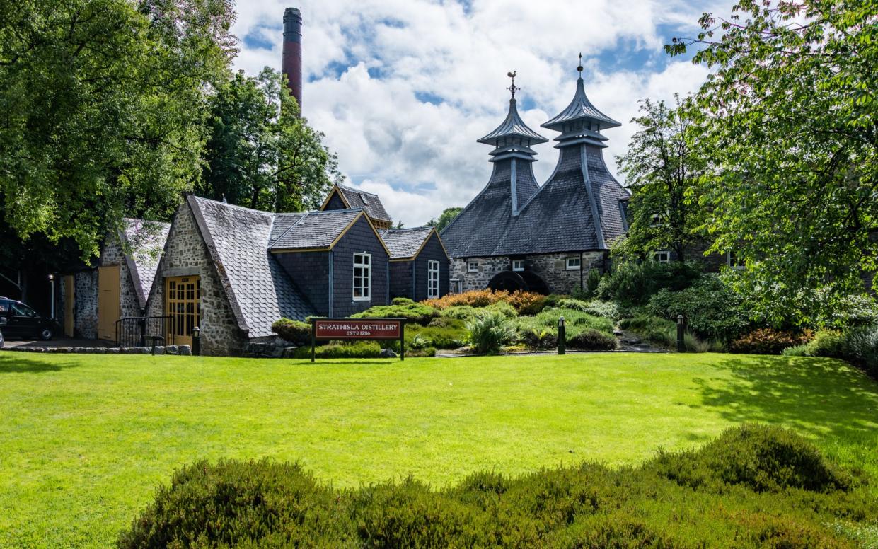 Strathisla Distillery in Keith, Scotland