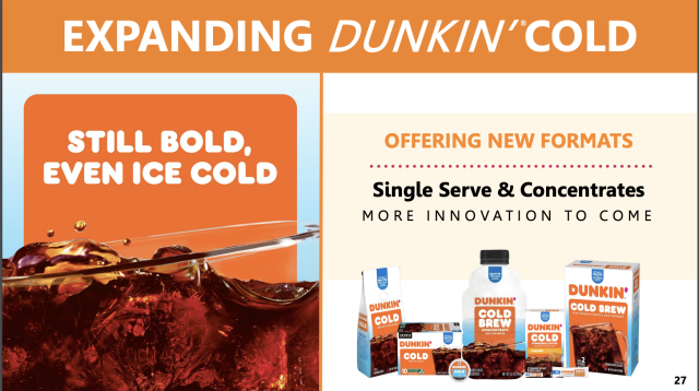 Dunkin' Is Launching Cold Brew Concentrates in 2023