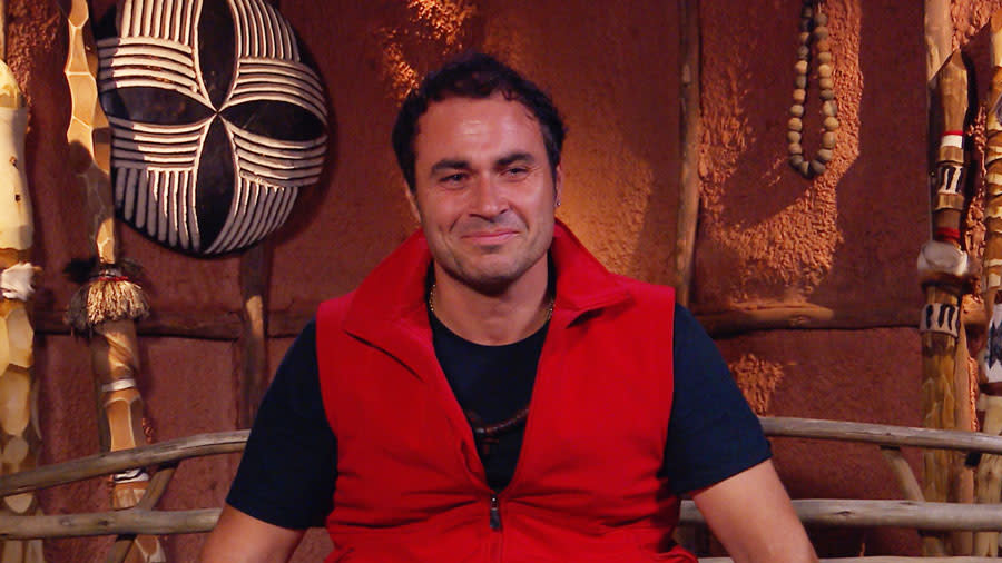 TV chef Miguel Maestre crying on I'm A Celebrity... Get Me Out Of Here.