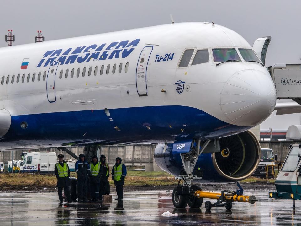 Transaero Airlines Tu-214.