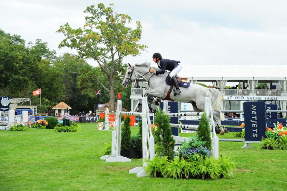 Lucy's father, Mario Deslauriers, is the youngest rider ever to win the FEI World Cup Final.