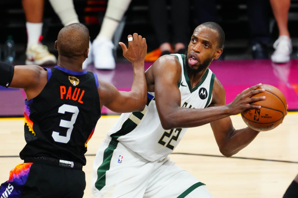 Bucks forward Khris Middleton will play for Team USA in Tokyo after an exhausting run through the NBA Finals.