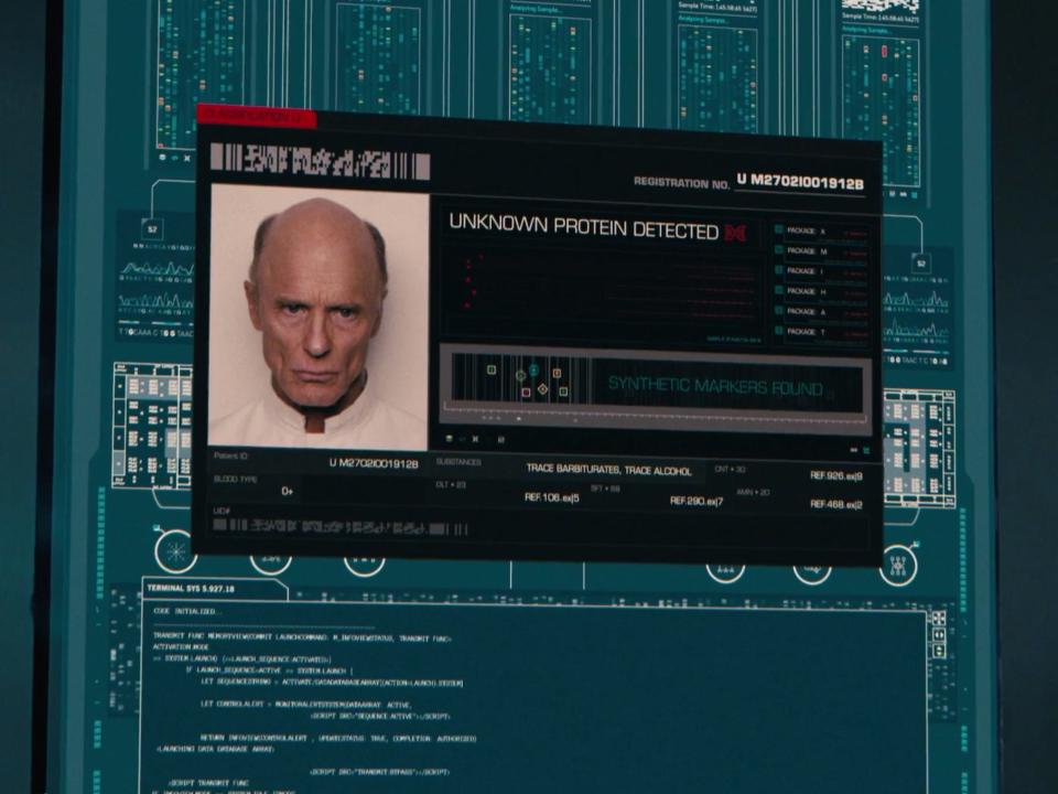 William unknown protein detected Westworld S3E6 HBO