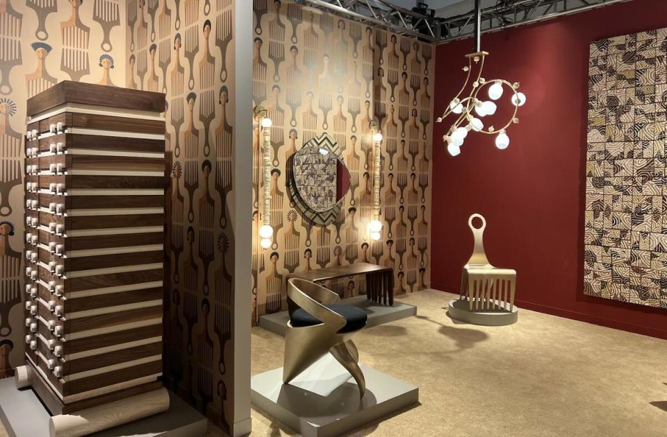A scene from Wexler Gallery’s booth at Design Miami