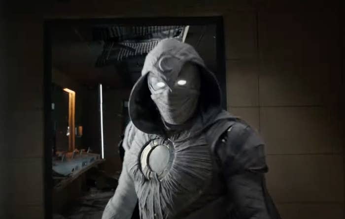 Oscar Isaac joins the MCU as Steven Grant, aka Marc Spector, aka Moon Knight. When Steven becomes plagued with a sleep disorder where he cannot differentiate his dreams from his waking life, he learns that he actually has dissociative identity disorder and shares a body with a mercenary named Marc Spector. As both Steven and Marc's enemies come to play, he must navigate his new identities, all after being thrust into a deadly mystery with the Egyptian god Khonshu.  Starring: Oscar Isaac, Ethan Hawke, May Calamawy, Gaspard Ulliel, Lucy Thackeray, F. Murray Abraham, and moreWhen it premieres: March 30 on Disney+Watch the trailer here.