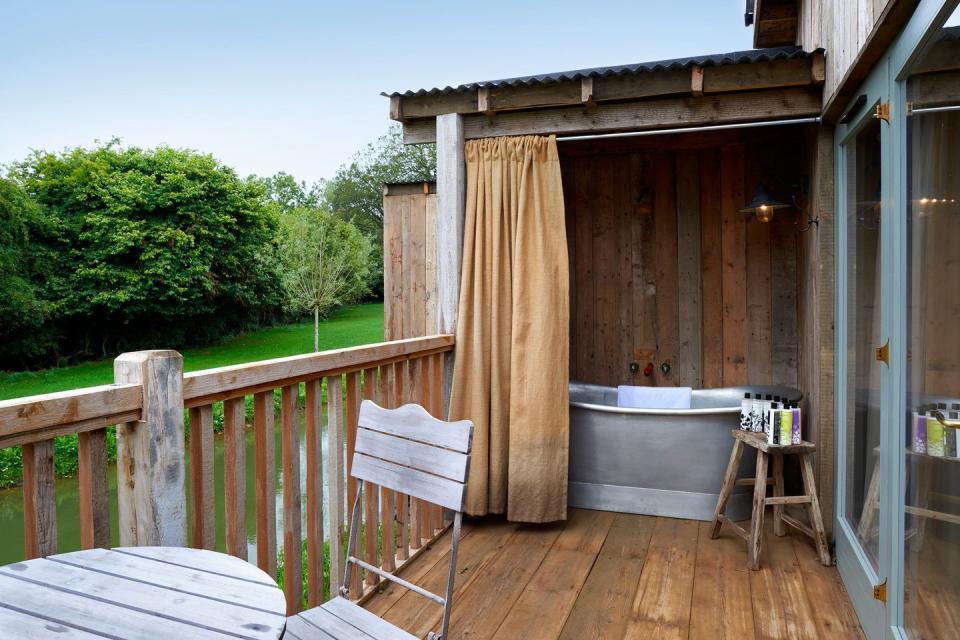 <p>There's a reason the wait lists at Soho Farmhouse are so lengthy - everything in this Oxfordshire retreat is extremely well considered, from the baked bread left in your room to your personalised bicycle. Then of course there's the most Instagrammed bath in the world, positioned overlooking a lake with just the birds as your soundtrack.</p><p>For more information, visit <a href="https://www.sohofarmhouse.com/" rel="nofollow noopener" target="_blank" data-ylk="slk:Sohofarmhouse.co.uk;elm:context_link;itc:0;sec:content-canvas" class="link ">Sohofarmhouse.co.uk</a></p>