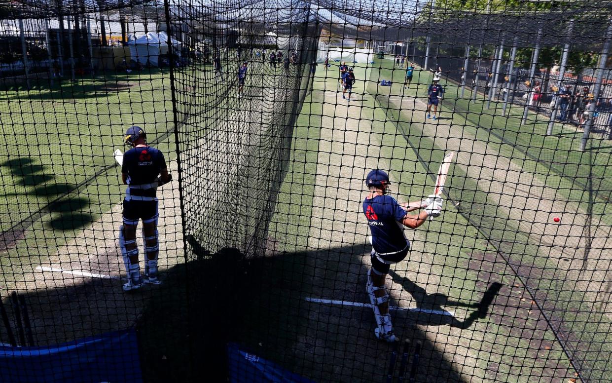 England in the Waca nets - PA
