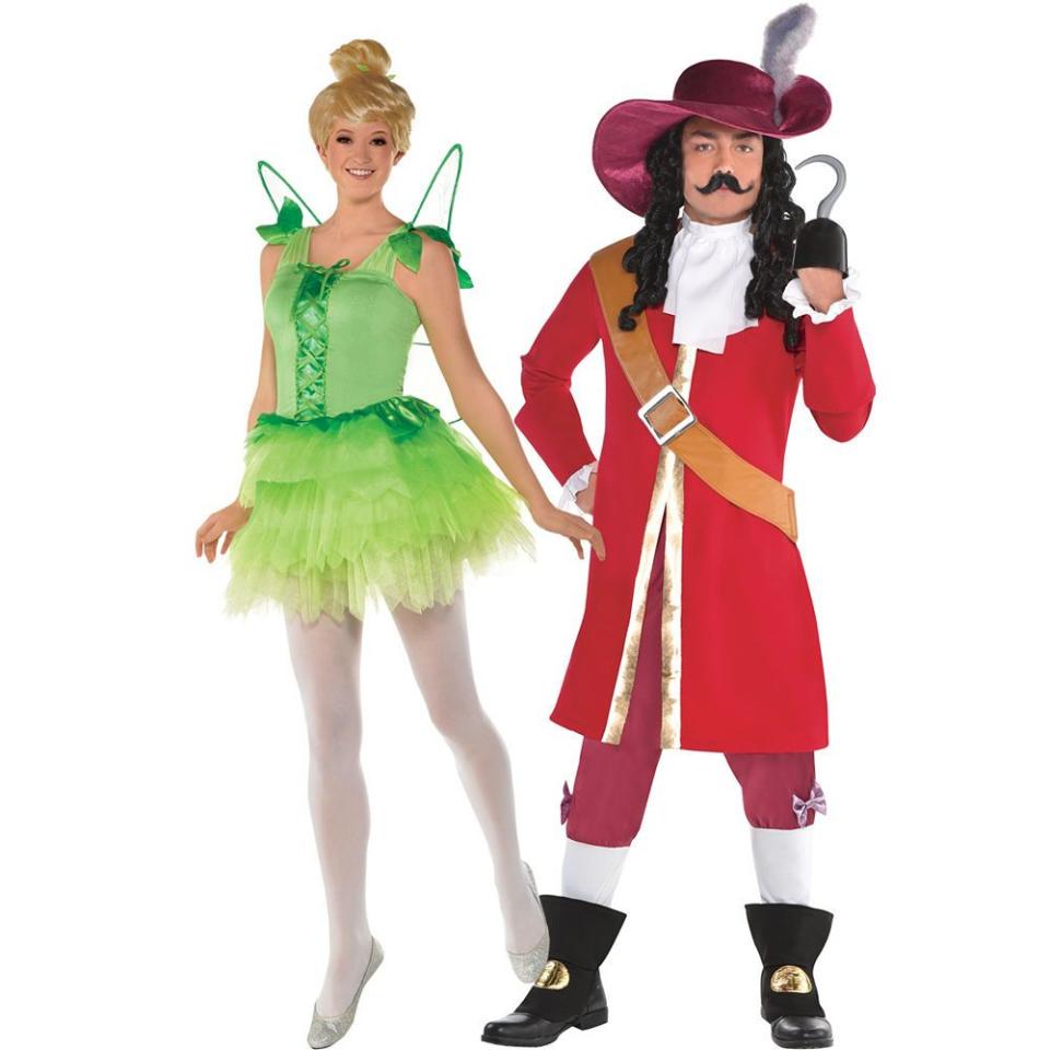 Tinker Bell And Captain Hook