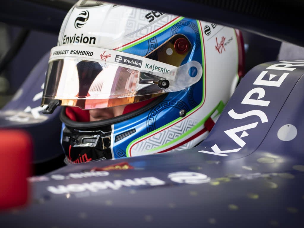 Sam Bird at the Rome ePrix in April (Getty Images for Kaspersky Lab)