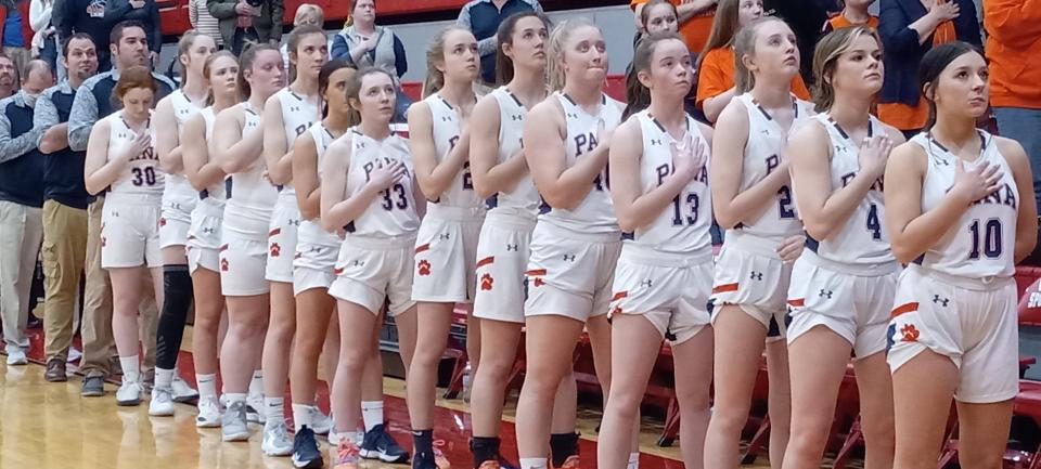 The Pana girls basketball team captured its first state appearance with a 64-56 win over Carterville in the Class 2A Vandalia Supersectional on Monday.