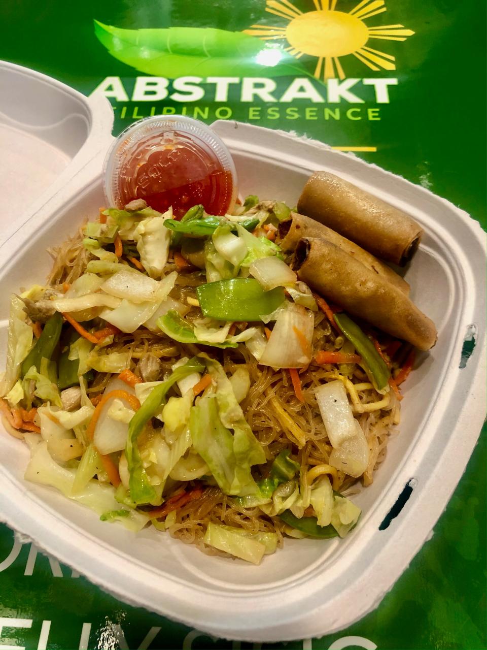 Many of the dishes served from the Abstrakt Filipino Essence food truck, such as the popular Filipino pancit and lumpia, will show up on the menu when Abstrakt opens a Jacksonville Beach restaurant this summer.