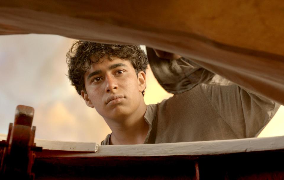 This film image released by 20th Century Fox shows Suraj Sharma as Pi Patel in a scene from "Life of Pi." (AP Photo/20th Century Fox)