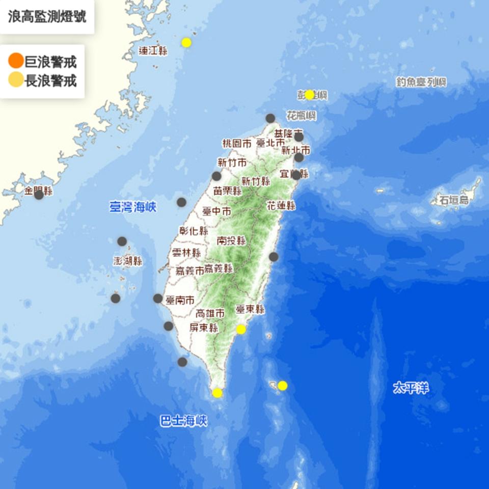 蒲公英升格強颱往日本移動 基隆北海岸、東半部注意長浪。