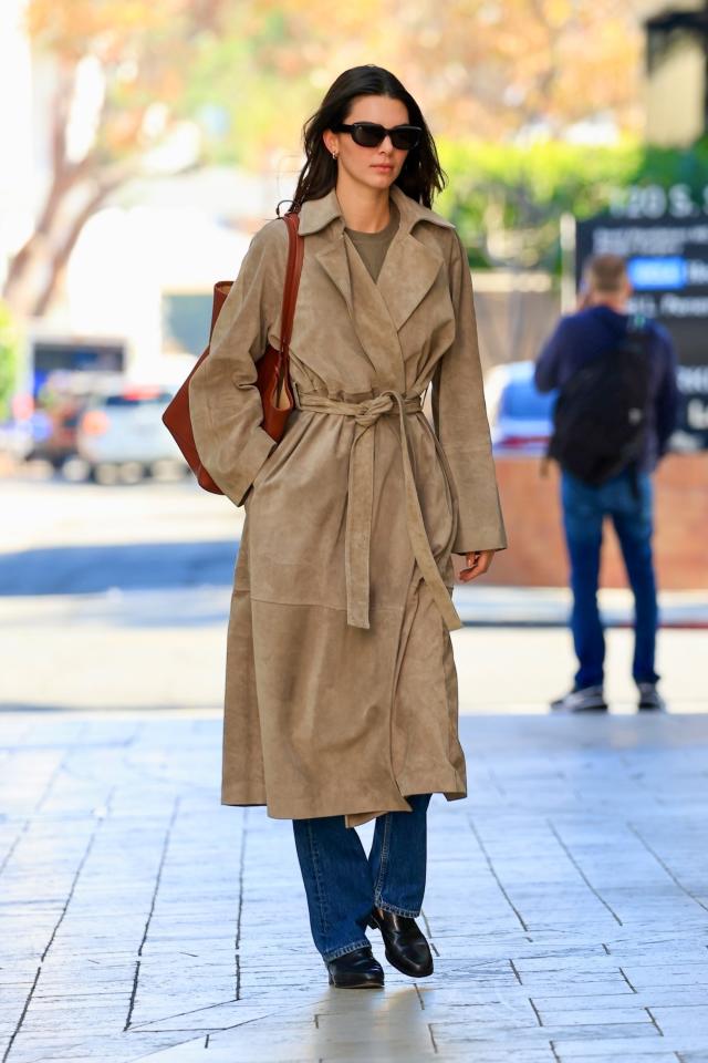 Only Kendall Jenner Could Pull Off Wearing a Trench Coat As a