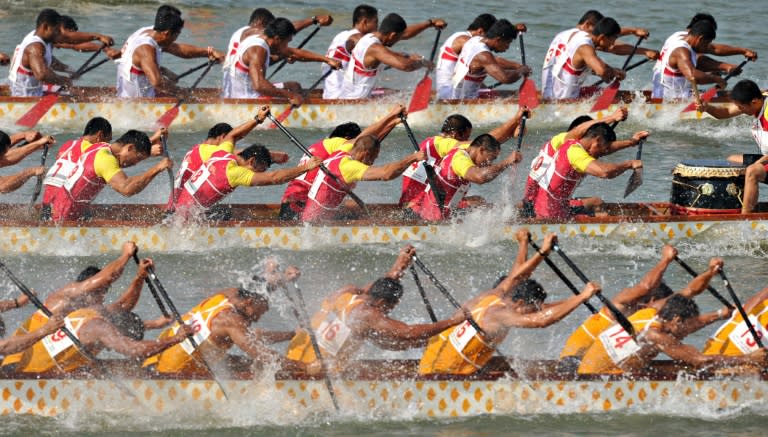 Believed to date back to more than 2,000 years, when it started in south-central China, the ancient sport of dragon boat racing retains many ceremonial and religious overtones