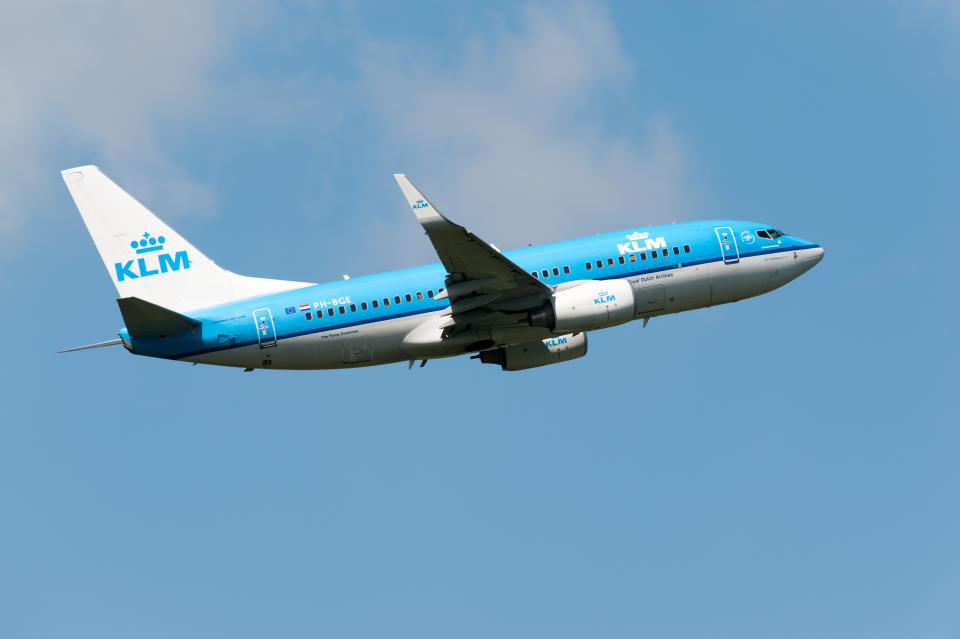 A Boeing 737-7K2(WL) with registration PH-BGE from KLM Royal Dutch Airlines has taken off from runway 36L at Amsterdam Schiphol Airport.  The airport code for Schiphol is AMS.