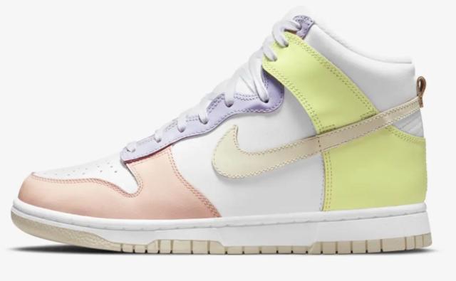 Nike Women's New Cashmere High Dunks Come With Pastel-Infused Color Blocking