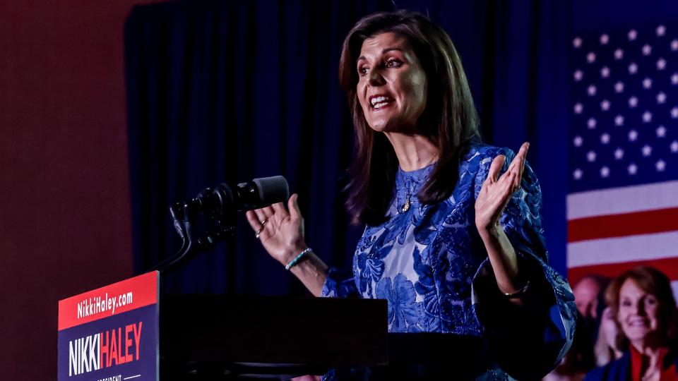 Nikki Haley ante sus seguidores en New Hampshire