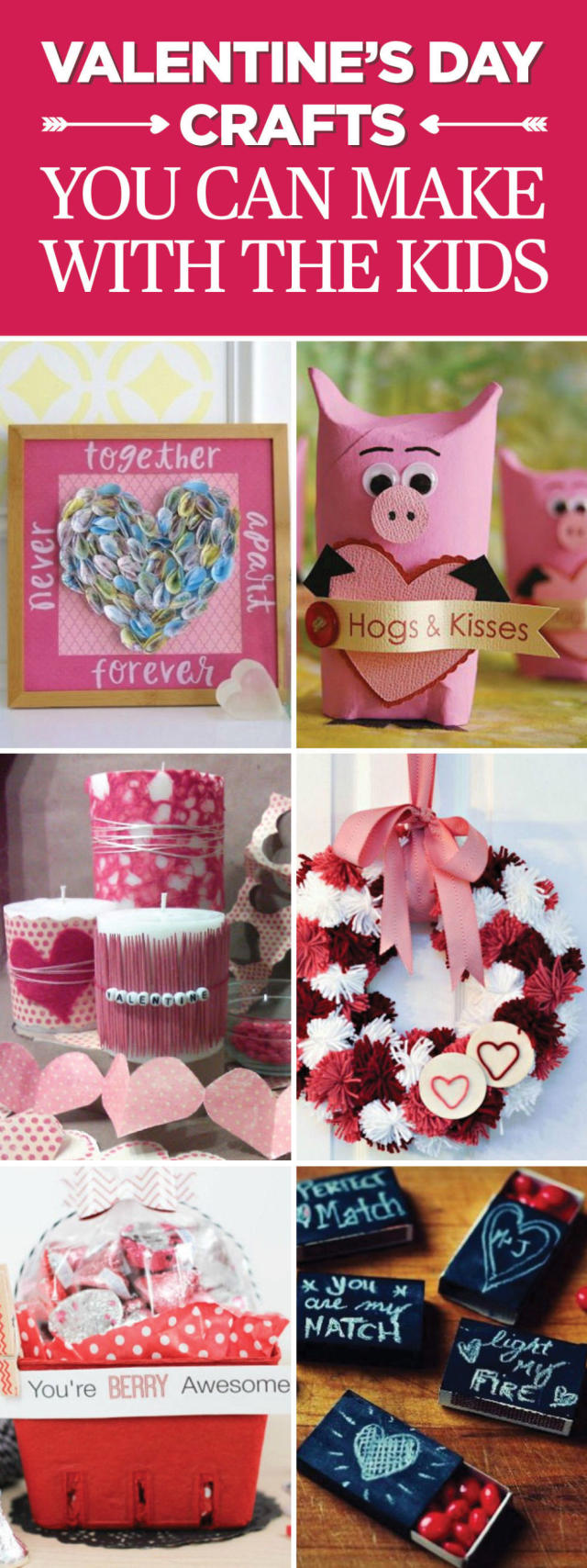 40 Valentine's Day Crafts You Can Make Using Stuff Around the House