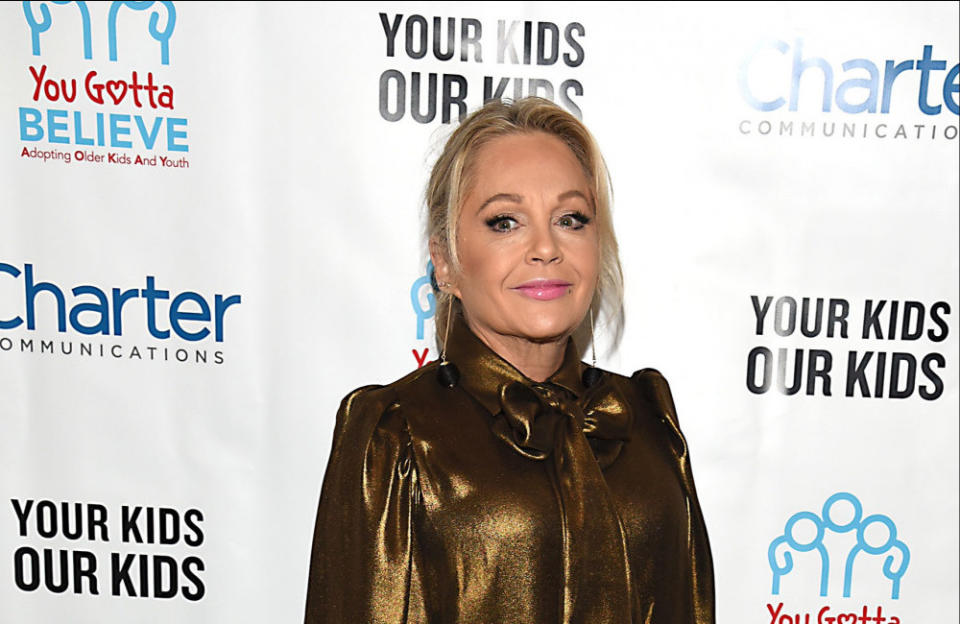 Charlene Tilton's 'Dallas' family stopped her from getting overwhelmed by fame credit:Bang Showbiz