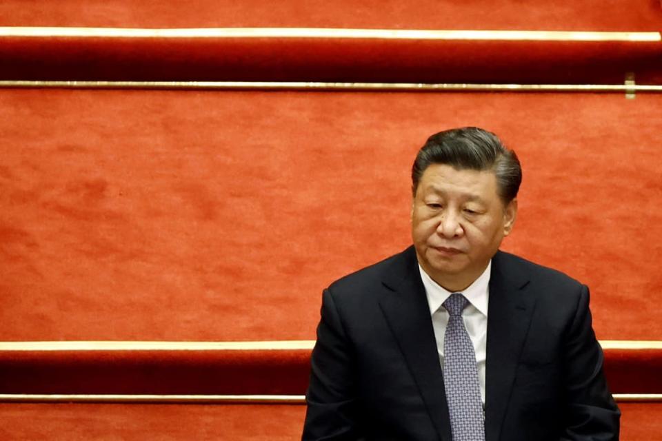 <div class="inline-image__caption"><p>Chinese President Xi Jinping attends the opening session of the Chinese People's Political Consultative Conference (CPPCC) at the Great Hall of the People in Beijing, China March 4, 2022. </p></div> <div class="inline-image__credit">REUTERS/Carlos Garcia Rawlins</div>