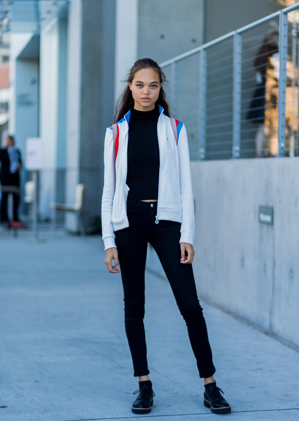 Picture of NYFW Street Style White Jacket