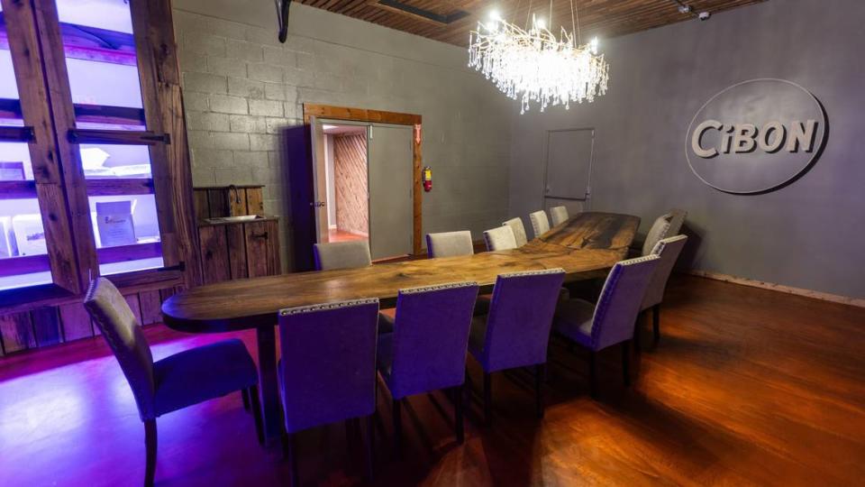 Cibon also has a private room for bourbon tastings that can accommodate up to 15 people.